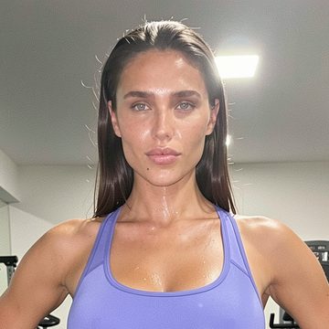 Anna at the gym